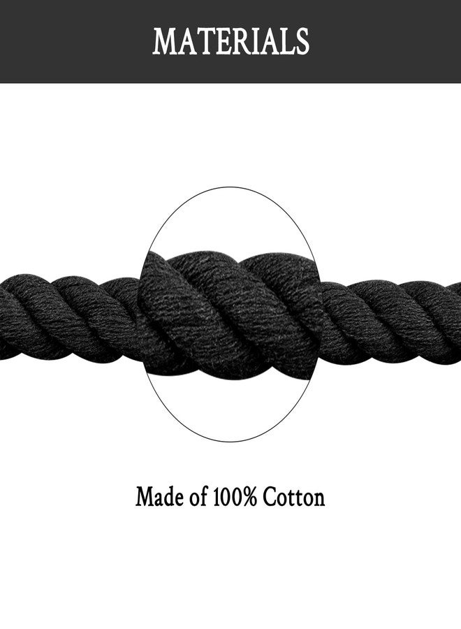 Endoto Rope Laces for Air Force 1, Thick Chunky Fat Shoelaces Strings for AF Sneaker Shoes(Color:Black,Size:10MM) - Image 5
